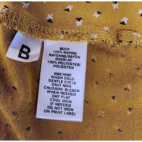 LOFT Women Polka Dots Yellow/White Sleeveless Blouse Size Small - Picture 8 of 8